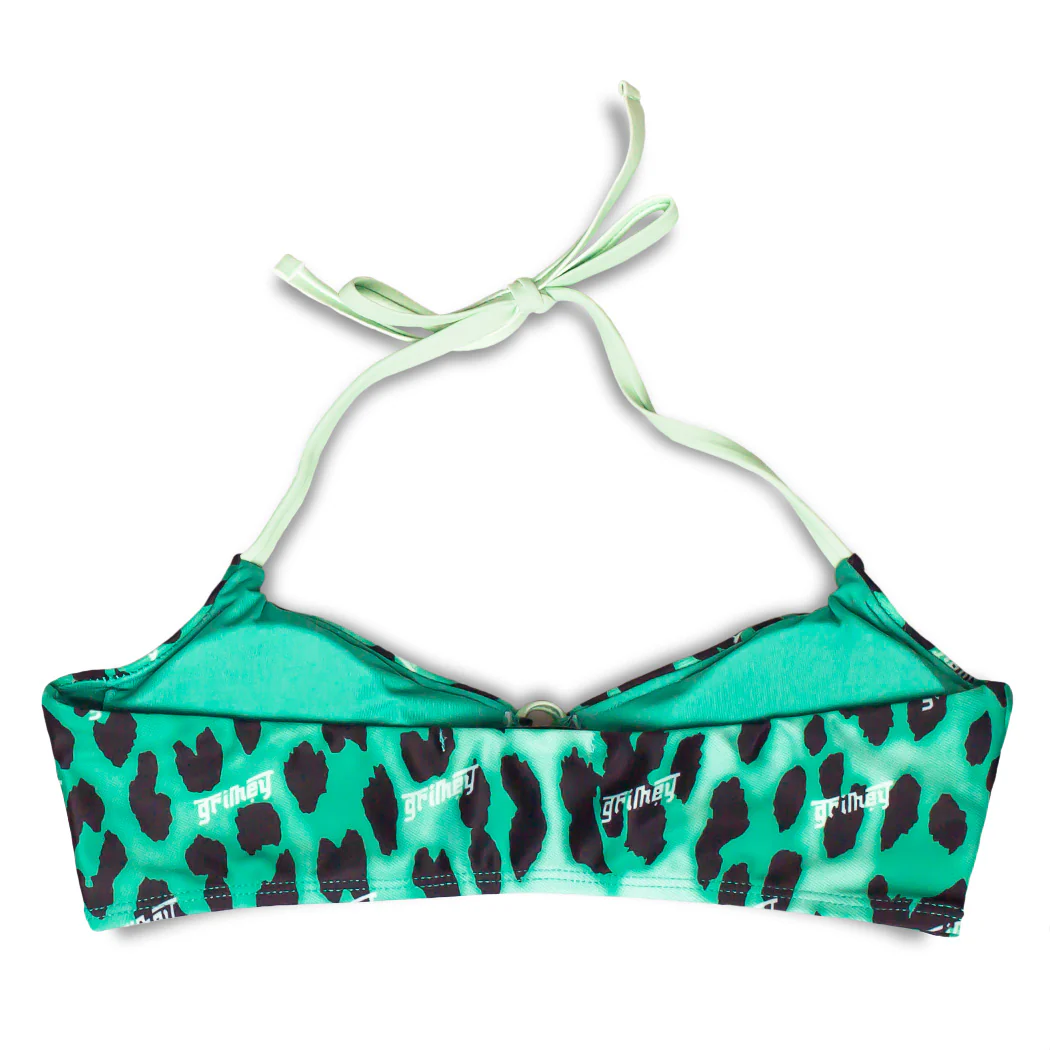 Bañador Grimey Yanga Leopard Bikini Top SS20 Green - Imagen 6